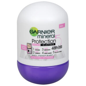 Garnier Minerální antiperspirant 5 Protection Cotton Fresh 48h Roll-on pro ženy 50 ml