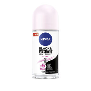 Nivea Kuličkový antiperspirant Invisible For Black & White Clear 50 ml