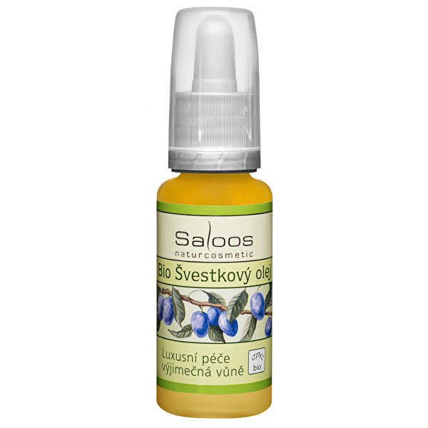 Saloos Bio Švestkový olej lisovaný za studena 20 ml