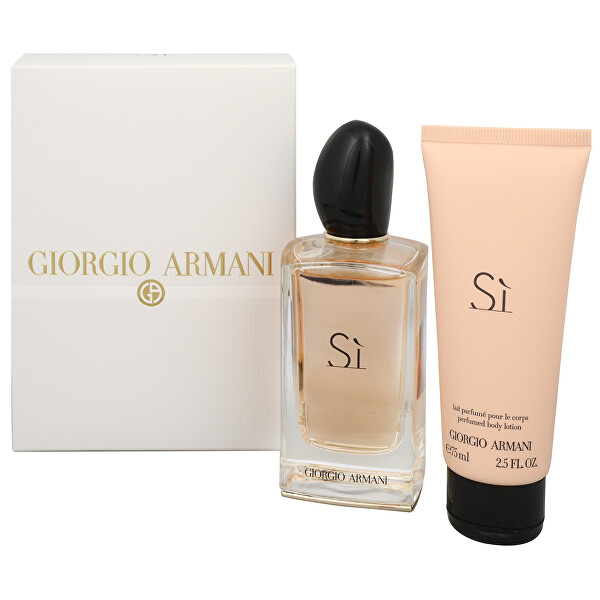 Armani Sì - EDP 100 ml + tělové mléko 75 ml