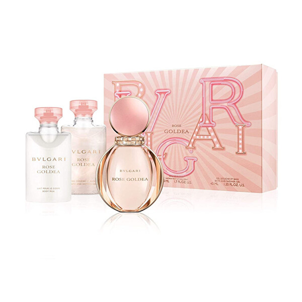 Bvlgari Rose Goldea - EDP 50 ml + tělové mléko 40 ml + sprchový gel 40 ml