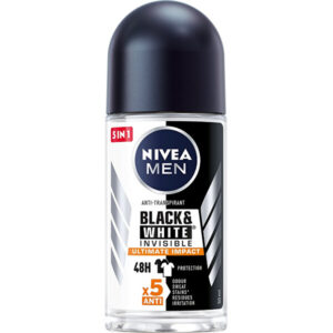 Nivea Kuličkový antiperspirant Men Black & White Invisible Ultimate Impact 50 ml