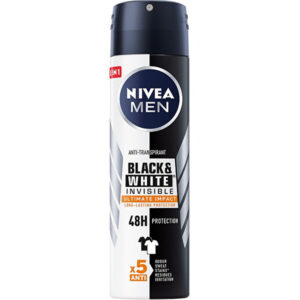 Nivea Antiperspirant ve spreji Men Invisible Black & White Ultimate Impact 150 ml