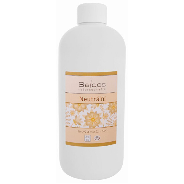 Saloos Bio tělový a masážní olej - Neutrální 500 ml
