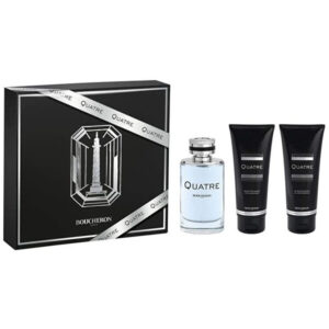 Boucheron Quatre Pour Homme - EDT 100 ml + sprchový gel 100 ml + balzám po holení 100 ml