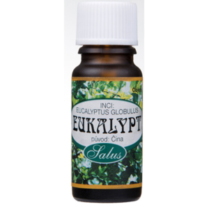 Saloos 100% přírodní esenciální olej pro aromaterapii 10 ml Eukalyptus