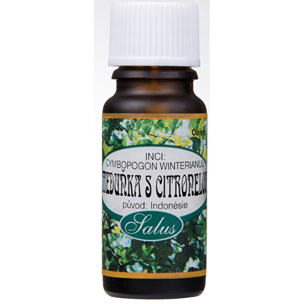 Saloos 100% přírodní esenciální olej pro aromaterapii 10 ml Meduňka s citronelou
