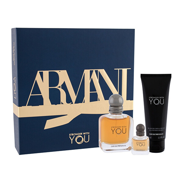 Armani Emporio Armani Stronger With You - EDT 50 ml + sprchový gel 75 ml + EDT 7 ml
